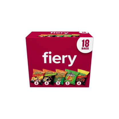 Frito-Lay Fiery Mix Variety Pack Snack Chips, 18 Count Multipack