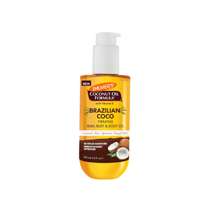 Palmer's Brazilian Cocoa Firming Body Oil, Coconut Oil Formula (6.5 Fl Oz)