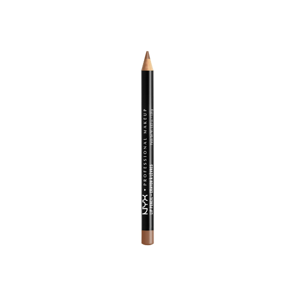 NYX Professional Makeup Slim Lip Pencil, Long-Lasting Creamy Lip Liner, Nutmeg, 0.035 oz