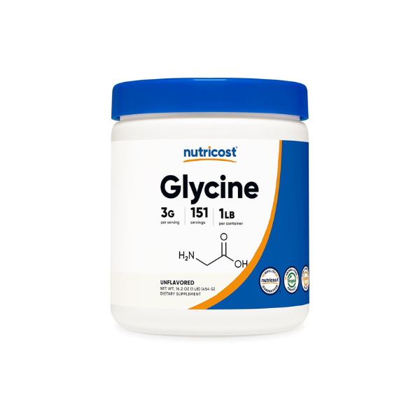 Nutricost Glycine Powder 1lb - Non-GMO, Gluten Free