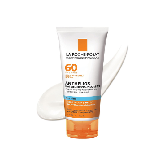 La Roche-Posay Anthelios Cooling Water Lotion, Face & Body Sunscreen SPF 60