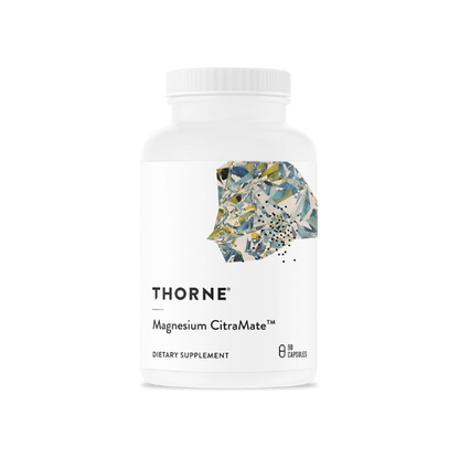 THORNE Magnesium CitraMate, Magnesium Citrate & Malate, 90 Capsules