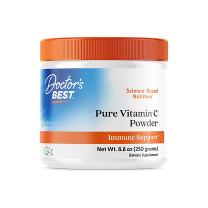 Doctor's Best Pure Vitamin C Powder (as Q-C Ascorbic Acid), Non-GMO, 8.8 oz