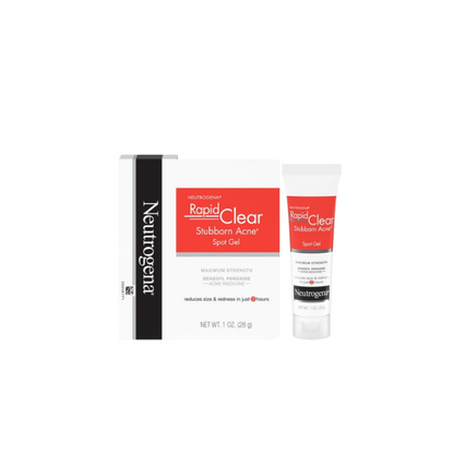 Neutrogena Rapid Clear Acne Spot Treatment, Benzoyl Peroxide 10% Pimple Cream, 1 oz