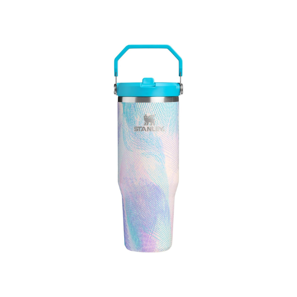 STANLEY IceFlow 2.0 Flip Straw Tumbler, 30 oz, Sea Glass Plume