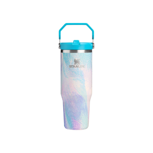 STANLEY IceFlow 2.0 Flip Straw Tumbler, 30 oz, Sea Glass Plume