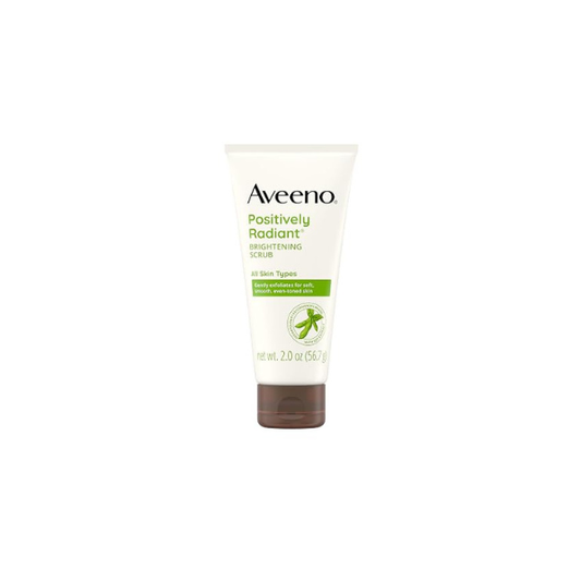 Aveeno Positively Radiant Exfoliating Daily Facial Scrub, 2 oz