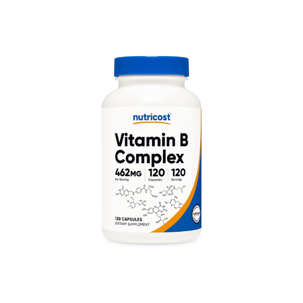 Nutricost High Potency Vitamin B Complex 462mg, 120 Capsules