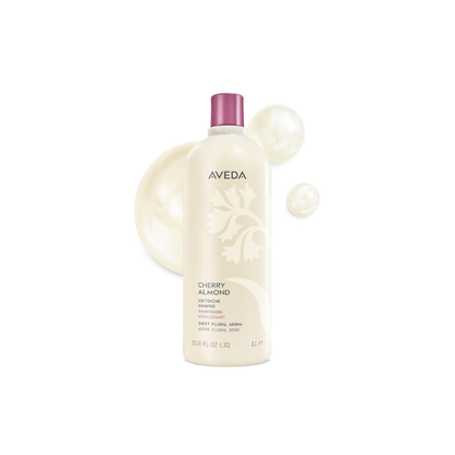 Aveda Cherry Almond Softening Shampoo | Adds Softness and Shine | for Normal to Dry Hair | 97% Naturally Derived* | Silicone Free | Iconic Cherry Almond Aroma of Tonka, Orange, Ylang Ylang