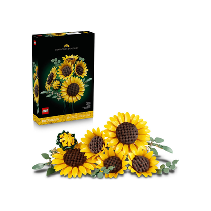 LEGO Botanicals Sunflower Bouquet Building Set for Adults, Ages 18+ - Gift for Birthdays - Artificial Flowers for Home Office, Bedroom or Desk Decor - 11502
