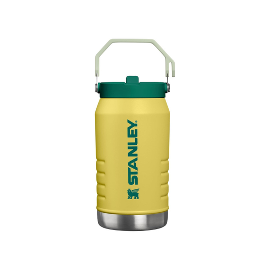 STANLEY IceFlow Flip Straw 2.0 Jug, 64 oz, Daffodil Emerald