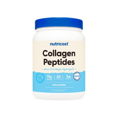 Nutricost Collagen Peptides Powder 1LB (454 G), Grass Fed Bovine