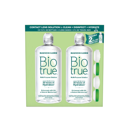Biotrue Multi-Purpose Contact Lens Solution, 16 fl. oz., 2 pk. + 2 fl. oz.