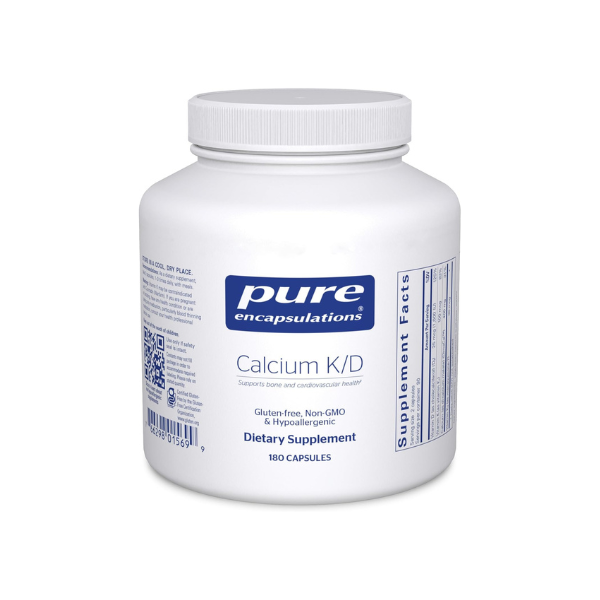 Pure Encapsulations Calcium K/D, 180 Capsules