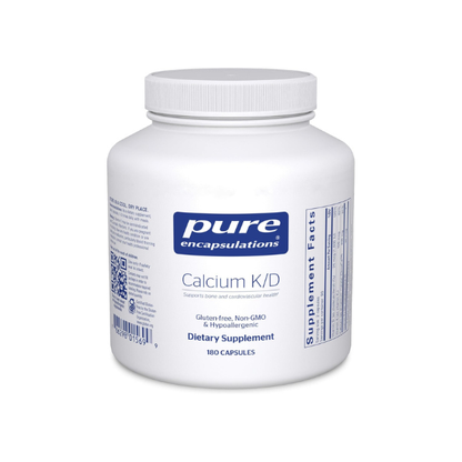 Pure Encapsulations Calcium K/D, 180 Capsules