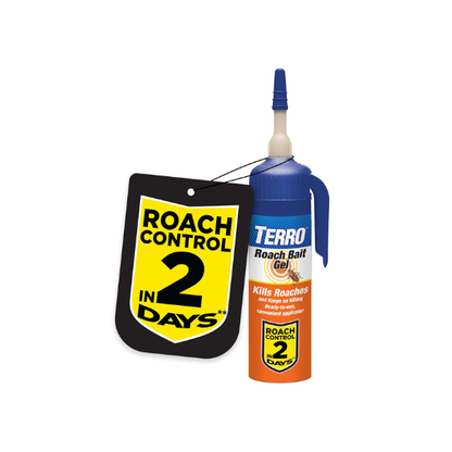 TERRO Cockroach Gel Bait Killer, 84g of Bait, Fast-Acting Roach Killer