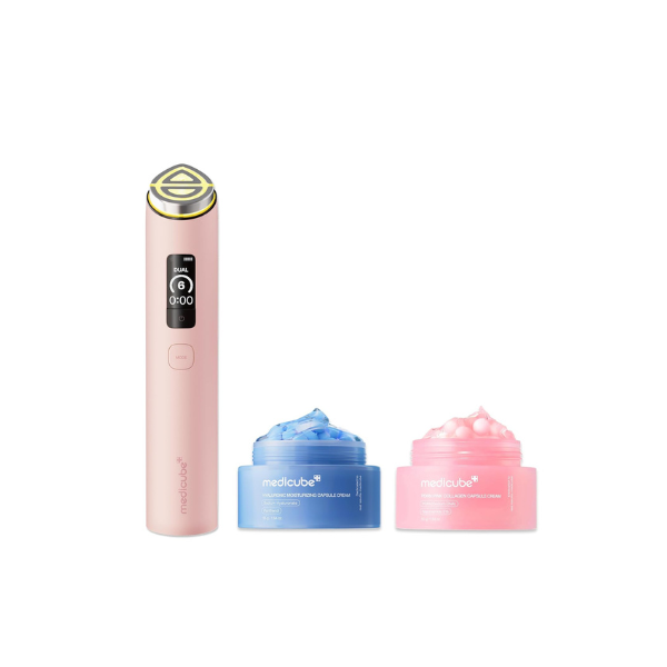 medicube Dual Hydration & Firming Set, Booster Pro X2 & Capsule Cream Duo