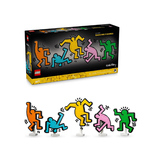 LEGO Art Keith Haring – Dancing Figures - Home Decor Building Set for Adults - Wall Art Decor - Gift Idea for Men, Women who Enjoy DIY Arts and Crafts - 31216