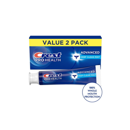 (6 pack) Crest Pro-Health Advanced Deep Clean Mint Toothpaste, 5.1 oz, 2 Pack