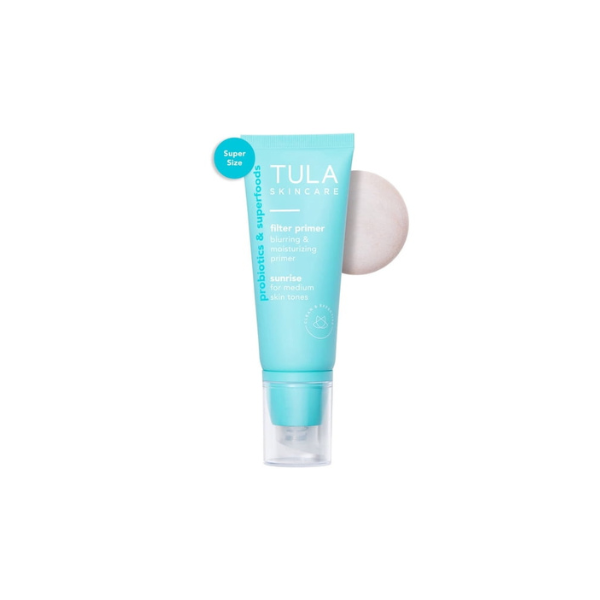TULA Skin Care Face Filter Blurring and Moisturizing Primer - Supersize Sunrise, 2.02fl oz