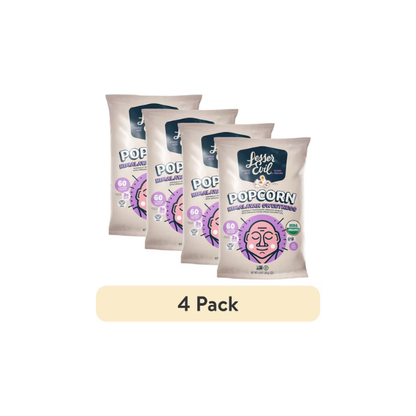 (4 pack) LesserEvil Himalayan Sweetness Organic Popcorn, 6.4 oz
