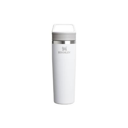 STANLEY Cafe To Go Travel Mug 20 oz | Leakproof Two-Part Drink Through Lid | Tumbler Cup for Coffee, Tea and Drinks | Insulated Stainless Steel Coffee Mug | BPA-Free | Frost