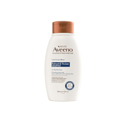 Aveeno Fresh Greens Blend Natural Volumizing Shampoo, 12 fl oz