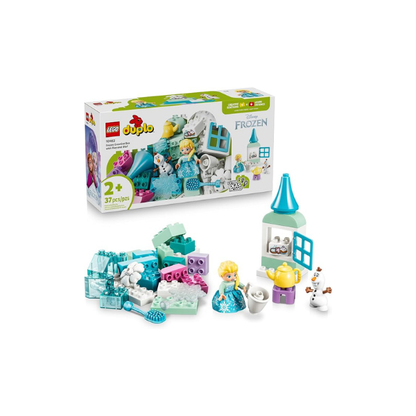 LEGO DUPLO Disney Frozen Creative Box with Elsa and Olaf 10462 | Building Toys for Toddlers, Ages 2+, Sturdy Build for Pretend Play, Develops Fine Motor Skills, 37 pieces, Gift for Birthdays