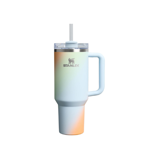 STANLEY Quencher H2.0 Flow State Tumbler, 40 oz, Sunrise Spiral