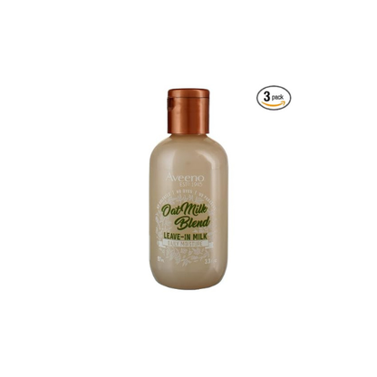 Aveeno Oat Milk Leave-In Hair Conditioner Treatment, 3.3 fl oz (Pack of 3)