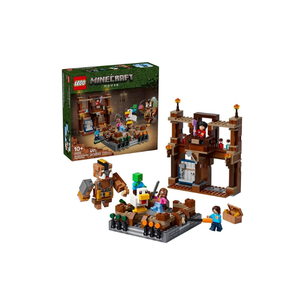 LEGO Minecraft Woodland Mansion Fighting Ring - Building Toy for Kids Age 10+ - Includes Steve, Garrett, & Henry Minecraft Figures, Plus a Chicken Jockey & More - Birthday Gift Idea for Fans - 21272