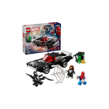 LEGO Marvel Spider-Man vs. Venom Muscle Car Toy - Building Set for Kids, Boys and Girls, Ages 7+ - with Spider-Man, Venom, and Spider-Woman Minifigures - Superhero Gift Idea for Birthday - 76309