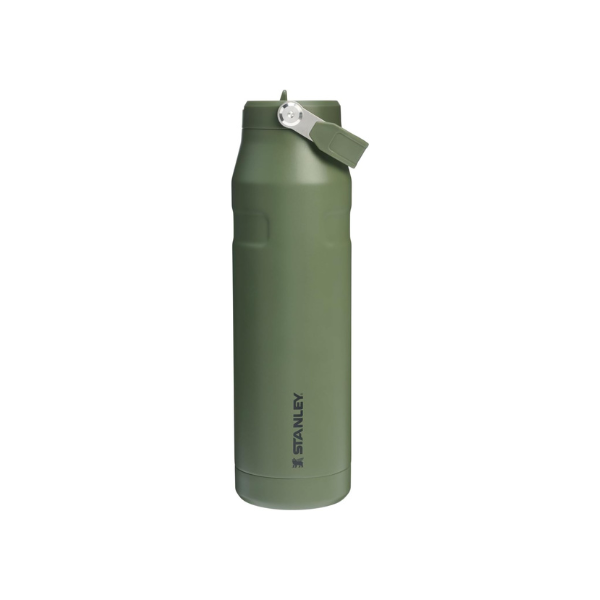 STANLEY IceFlow Flip Straw 2.0 Bottle, 36 oz, Dried Pine