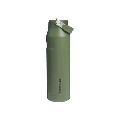 STANLEY IceFlow Flip Straw 2.0 Bottle, 36 oz, Dried Pine