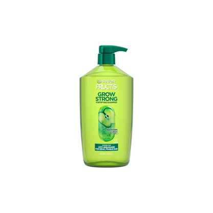 Garnier Fructis Grow Strong Fortifying Shampoo with Active Fruit Protein, All Hair Types, 33.8 fl oz
