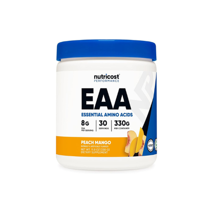 Nutricost EAA Powder 30 Servings (Peach Mango) Essential Amino Acids
