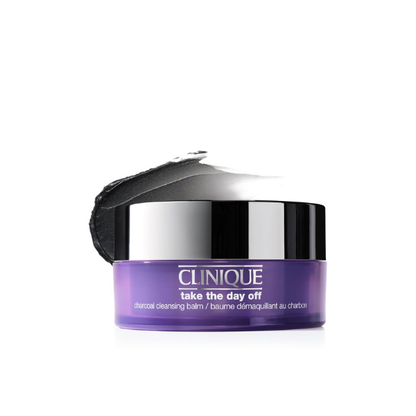 Clinique Take The Day Off Charcoal Cleansing Balm Makeup Remover | Dissolves Makeup and Sunscreen | For Dry Combination to Oily Skin Types