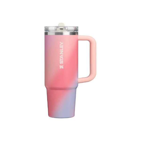 STANLEY Quencher ProTour Flipstraw Tumbler, 30 oz, Sunset Spiral