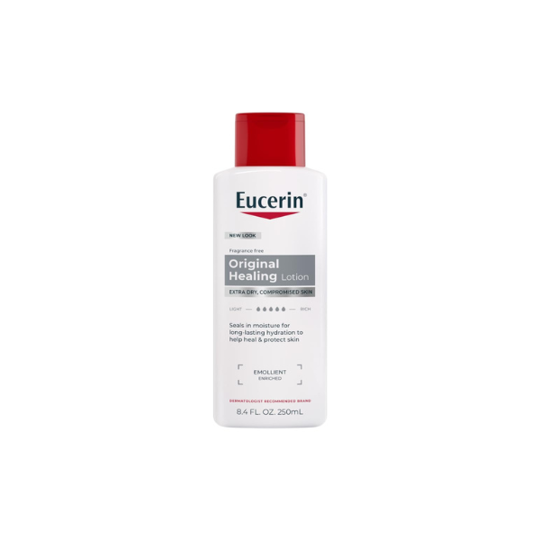 Eucerin Original Healing Lotion - Fragrance Free, Rich Lotion for Extremely Dry Skin - 8.4 fl. oz. Bottle (Pack of 3)