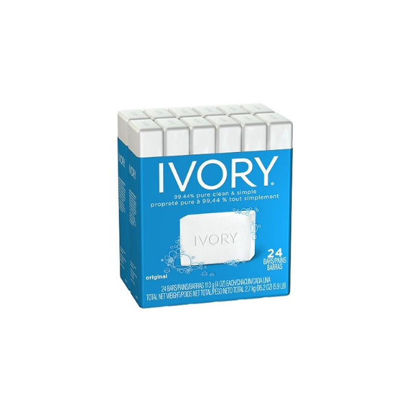 Ivory Original 24-Count: Bath Size Bars 4 Oz