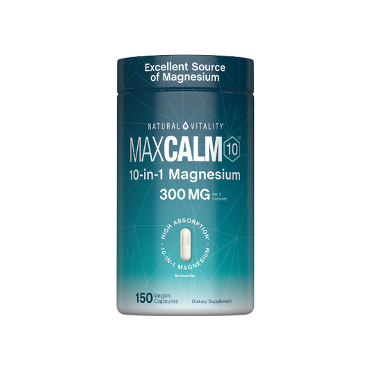 Natural Vitality MAXCALM10 Vegan Capsules, 150 ct.