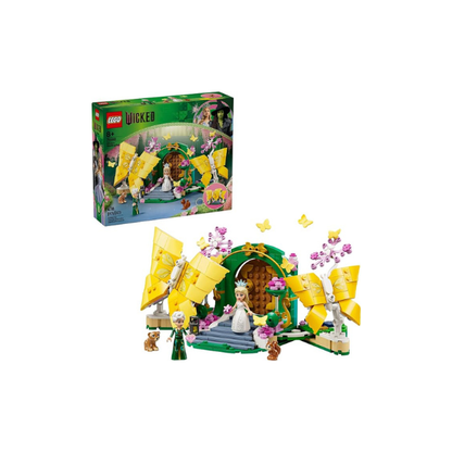 LEGO Wicked Glinda's Wedding Day Building Toy - Pretend Playset with 2 Minidolls, 2 Animal Toy Figures, & 2 Poseable Butterflies - Building Blocks for Kids, Ages 8+ - Gift for Girls & Boys - 75688