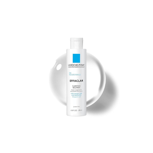 La Roche-Posay Effaclar Clarifying Solution Salicylic Acid Toner, 6.7oz