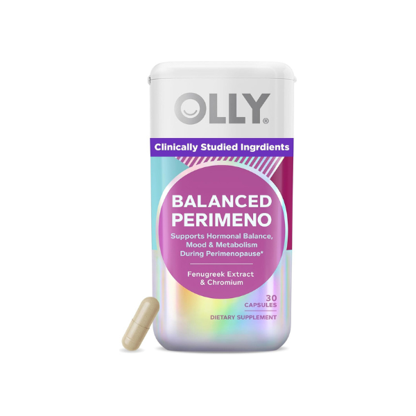 OLLY Balanced Perimenopause, 500 mg FenuSMART Fenugreek Extract - 30 Count