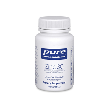 Pure Encapsulations Zinc 30 mg, 180 Capsules