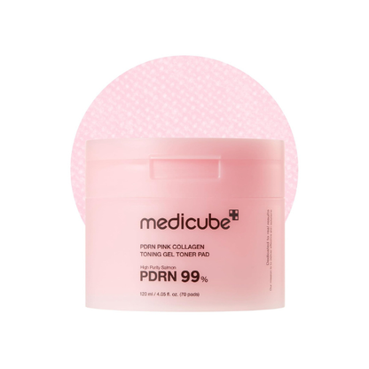 medicube Toner Pads Salmon DNA PDRN Pink Collagen Jelly Pad for Soothing