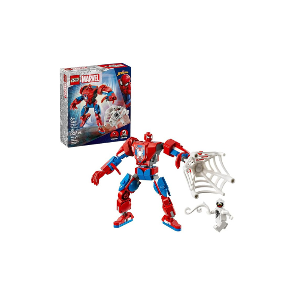 LEGO Marvel Spider-Man Mech vs. Anti-Venom Building Toy Set - Spider-Man Toy for Kids, Boys and Girls, Ages 6+ - Buildable Action Figure - Superhero Gift for Birthday - 76308