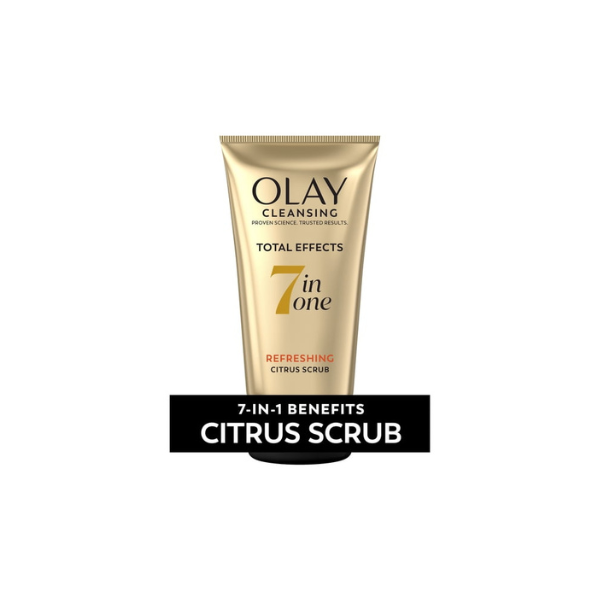 Olay Face Wash, Total Effects Citrus Face Scrub, Exfoliating Cleanser, 5.0fl oz