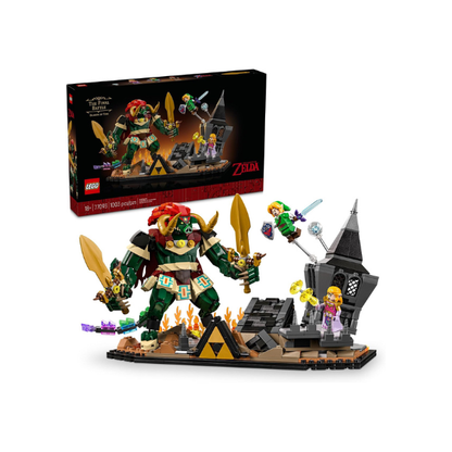 LEGO The Legend of Zelda: Ocarina of Time – The Final Battle - Building Set for Adults, Ages 18+ - Nintendo Collectible with Link & Zelda Minifigures - Bedroom or Game Room Decor - 77093