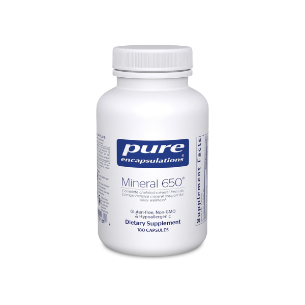 Pure Encapsulations Mineral 650, 180 Capsules